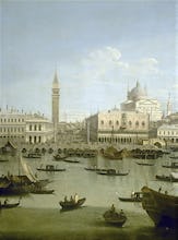 A Capriccio View of the Piazzetta with the Church of Il Redentore