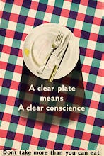 A Clear Plate Means a Clear Conscience