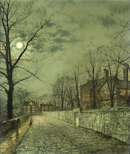 A Moonlit Road, 1880