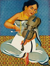 A courtesan with a violin, 1930