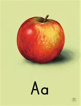 A is for apple