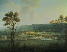 A view of Chatsworth from the south-west