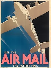 Air Mail Poster, 1933