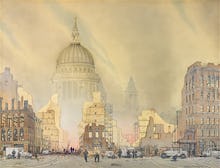 Air Raid on the City of London, 1940