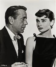 Audrey Hepburn with Humphrey Bogart