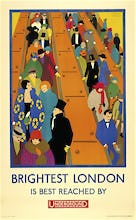 Brightest London is best reached by Underground, 1924