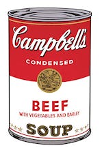 Campbell's Soup I, 1968 (beef)