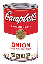 Campbell's Soup I, 1968 (onion)