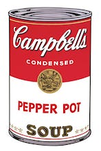 Campbell's Soup I, 1968 (pepper pot)