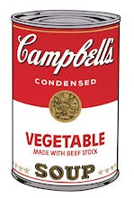 Campbell's Soup I, 1968 (vegetable)