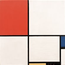 Composition No. III; Composition with Red, Blue, Yellow and Black, 1929