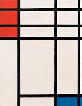 Composition in Red, Blue and White, 1939-41