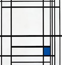 Composition of Lines and Colour III; Composition with Blue, 1937