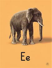 E is for elephant