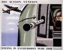 His Action Station - Saving is Everybody's War Job