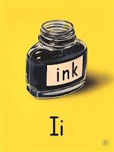 I is for ink