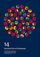 International Year of Crystallography 2014 #1 Blue
