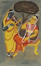 Krishna and Radha, c.1885