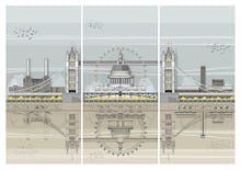 London Landmarks Triptych