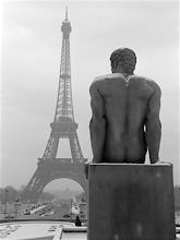 Male Nude Statue with Eiffel Tower, 1963