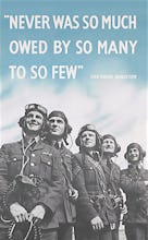 Never Was So Much Owed by So Many to So Few