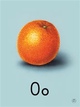 O is for orange