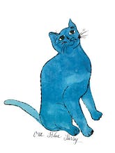 One Blue Pussy, c.1954