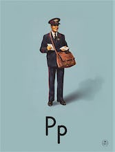 P is for postman