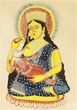 Parvati and Ganesha, c.1830