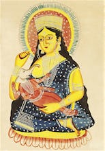 Parvati and Ganesha, c.1830