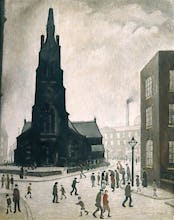 Street Scene, St Simons Church, 1928