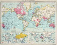 The British Empire, The Citizen's Atlas, 1912