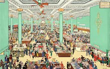 The British Scene - Department store scene, 1939-1946