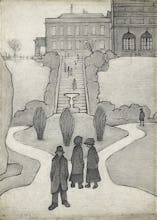 The Steps, Peel Park, Salford, 1930