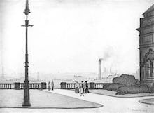 The Terrace, Peel Park, Salford, 1927