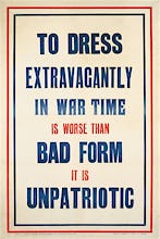 To Dress Extravagantly in War Time