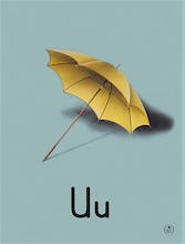 U is for umbrella