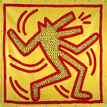 Untitled, 1982 (red dog on yellow)