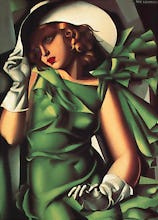 Young Lady with Gloves (Girl in a Green Dress), 1930