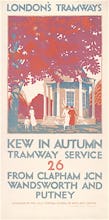 Kew In Autumn Tramway Service 26 From Clapham Jcn Wandsworth And Putney