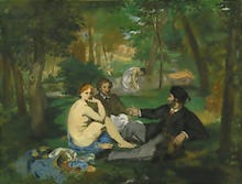 Dejeuner sur l'herbe, 1863-1868