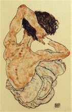Female Nude Seen from Behind, 1915