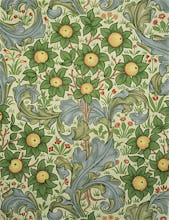 Orchard wallpaper, England, 1899