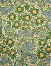 Orchard wallpaper, England, 1899