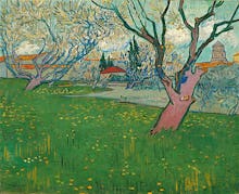 Orchards in Blossom, View of Arles, 1889