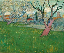 Orchards in Blossom, View of Arles, 1889