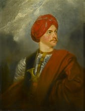 Portrait of a Man in Oriental Costume (presented as a self portrait by Giovanni Belzoni)