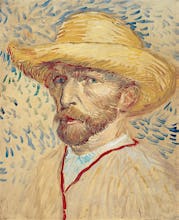 Self Portrait with Straw Hat and Artist?s Smock, 1887