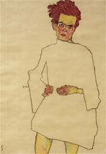 Self Portrait with White Shirt, 1910