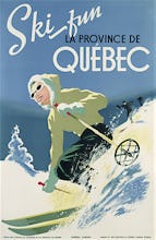Ski Fun, La Province De Quebec, 1938